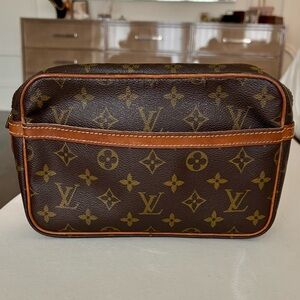 Louis Vuitton Monogram Clutch or Toiletry